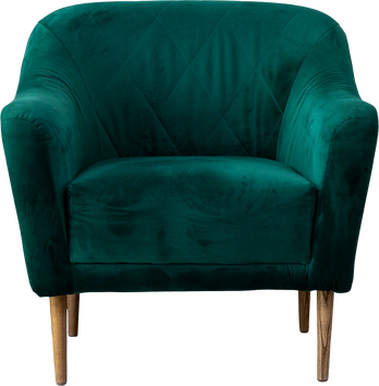 Green Chair Isolated on White